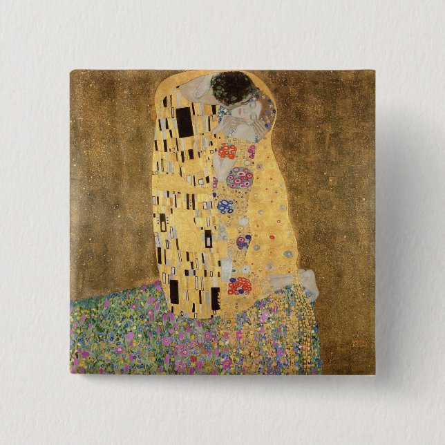 The Kiss, 1907-08 Button (Vorderseite)