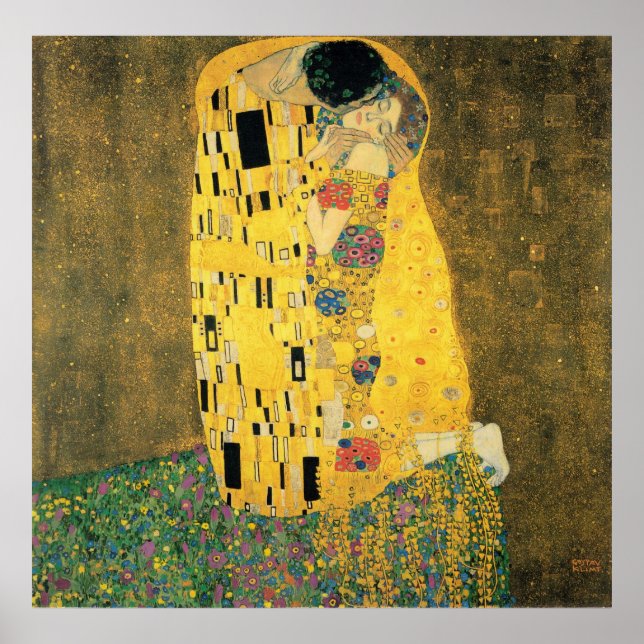 The Kiss - Gustav Klmit Poster (Vorne)