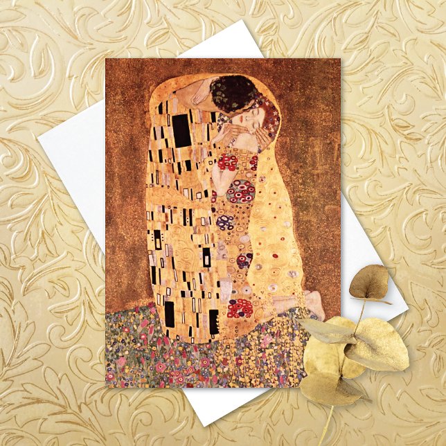 The Kiss Painting Gustav Klimt Karte (Von Creator hochgeladen)