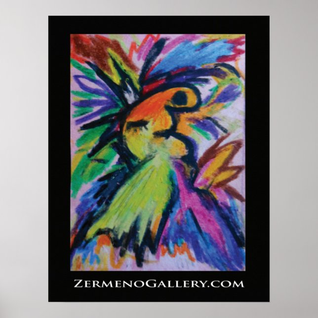 "The Kiss" von ZermenoGallery.com Poster (Vorne)