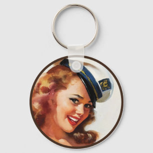The Kitsch BItsch : Button-Up Portraits Schlüsselanhänger