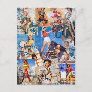 The Kitsch Bitsch : Destroyed Cowgirl Button Ups N Postkarte