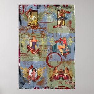 The Kitsch Bitsch:Destroyed Kitsch Bitsch Button U Poster