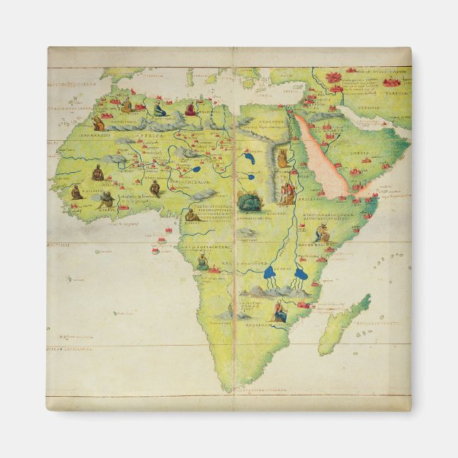 The Kontinent of Africa Magnet (Vorne)