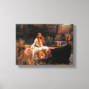 The Lady of Shalott - John William Waterhouse Art Leinwanddruck