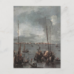 "The Lagoon Looking Toward Murano" Postkarte