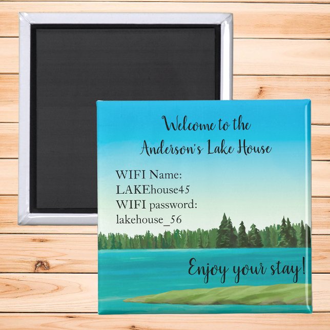 The Lake House Magnet Vacacation Rental Wifi Passw (Von Creator hochgeladen)