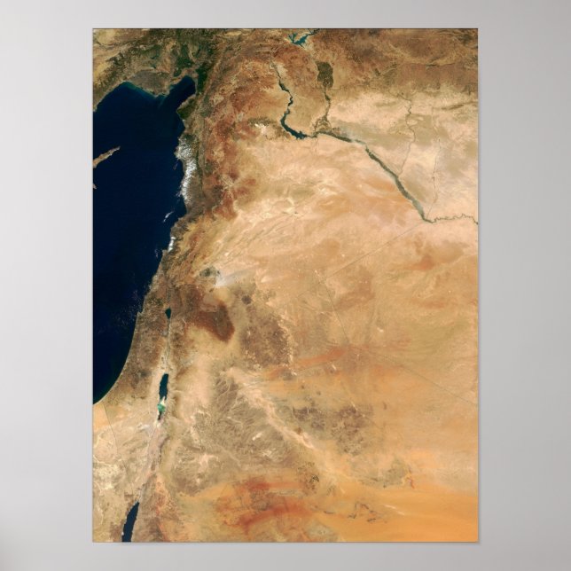 The lands of Israel along the eastern shore Poster (Vorne)