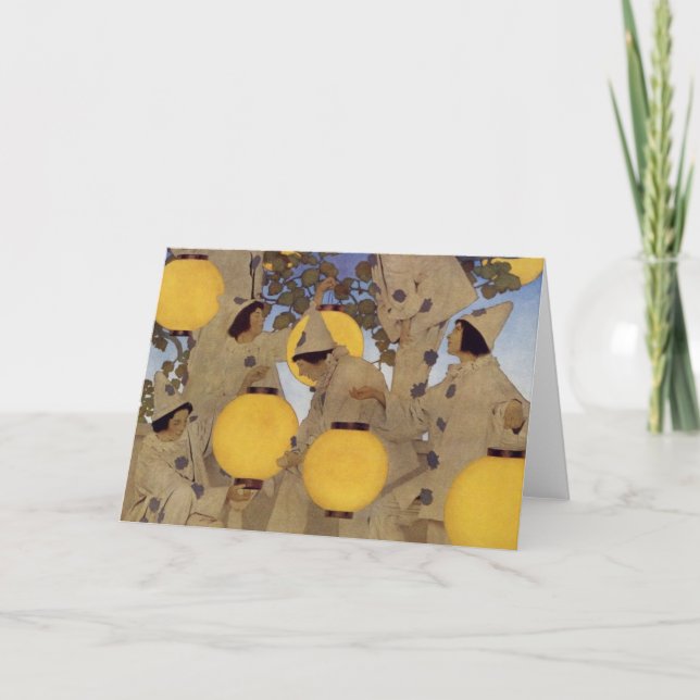 The Lantern Bearers - Maxfield Parrish Karte (Vorderseite)