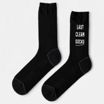 The Last Clean Black Socks
