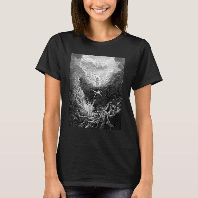 The Last Judgment Gustave Dore Biblical Art T-Shirt (Vorderseite)