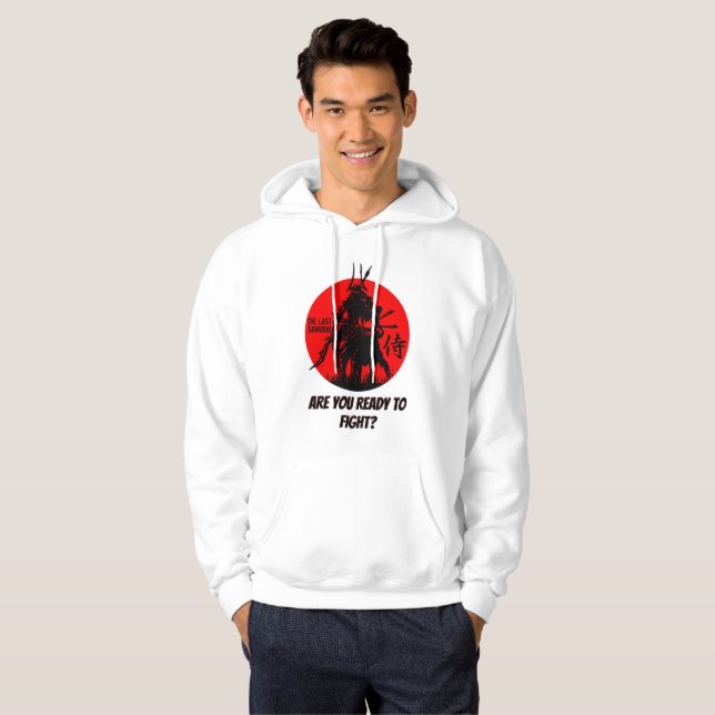 The Last Samurai Warrior – Bold Japanese Samurai A Hoodie (Vorne ganz)