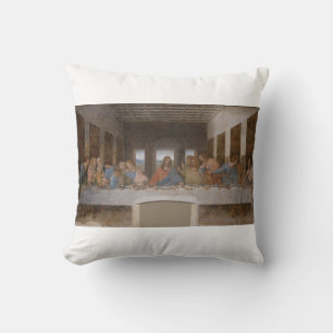 The Last Supper 1495 1498 by Leonardo da Vinci Kissen