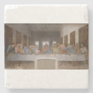 The Last Supper 1495 1498 by Leonardo da Vinci Steinuntersetzer