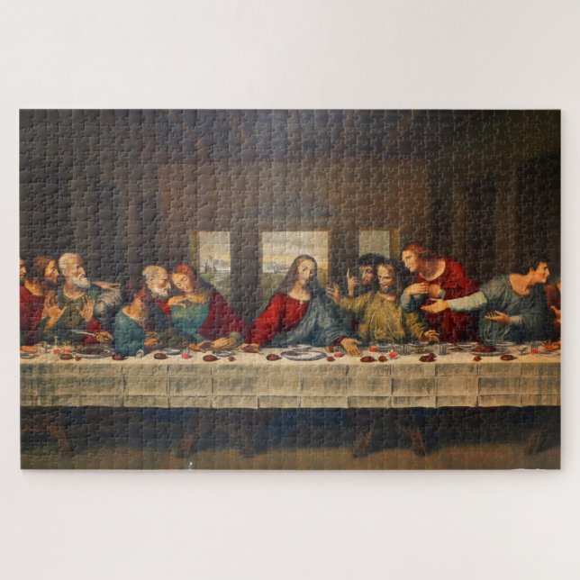 The Last Supper by Leonardo da Vinci (Horizontal)