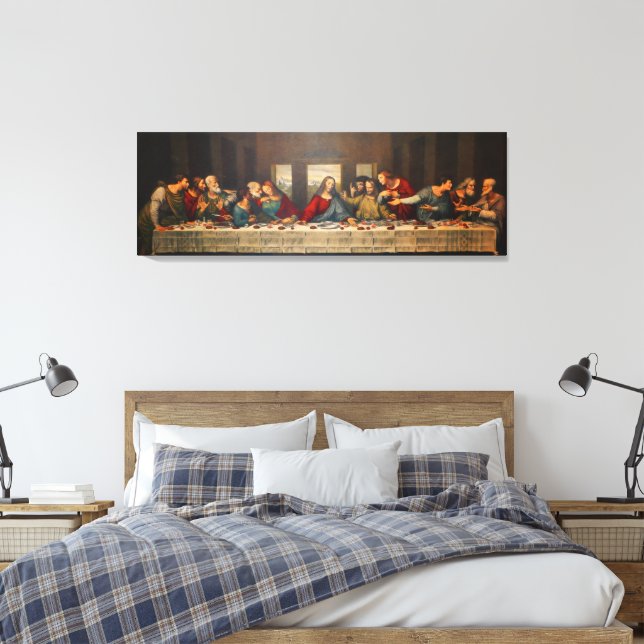 The Last Supper by Leonardo da Vinci Leinwanddruck (Insitu (Schlafzimmer))