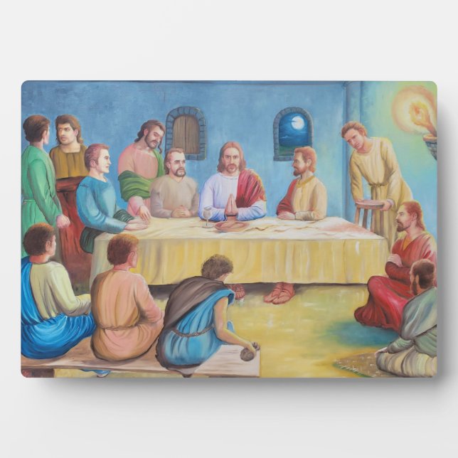 The Last Supper: Jesus and the Disciples Fotoplatte (Vorderseite)
