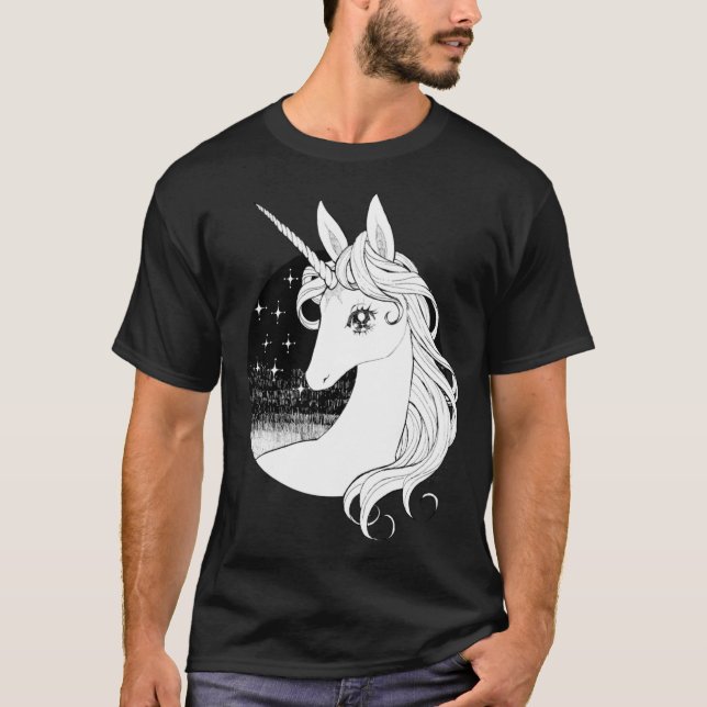 The Last Unicorn funny girl T-Shirt (Vorderseite)