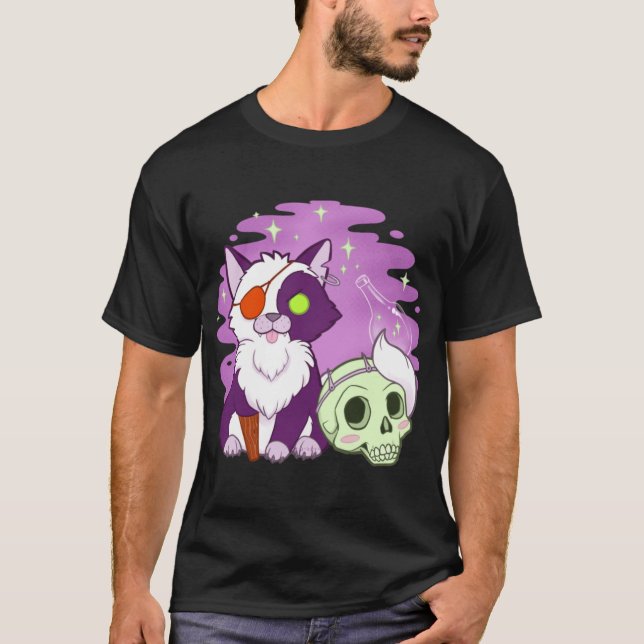 The Last Unicorn Pirate Cat T-Shirt (Vorderseite)