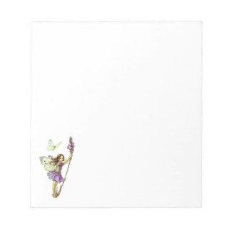 "The Lavender Fairy" Notepad Notizblock
