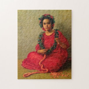 The Lei Maker, 1901 von Theodore Wores