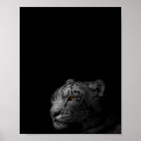 The Leopard, moderne Schwarz-Weiß-Fotografie