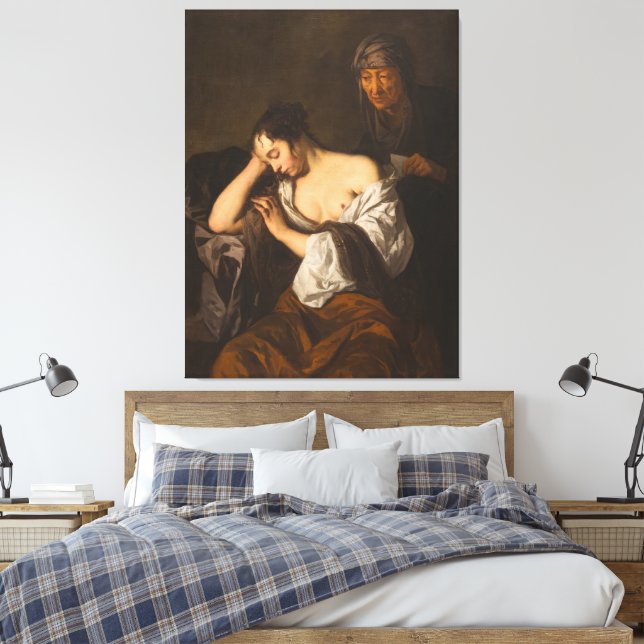 The Letter (between 1650 and 1660) Leinwanddruck (Insitu (Schlafzimmer))
