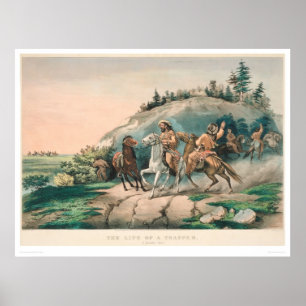 The Life of a Trapper: A Plötzlicher Halt (0877A) Poster