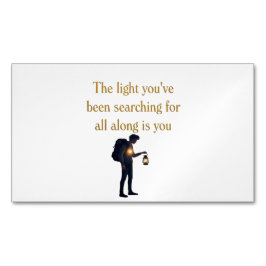 The light is you iPad Smart Cover Magnetische Visitenkarte
