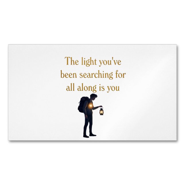 The light is you iPad Smart Cover Magnetische Visitenkarte (Vorderseite)