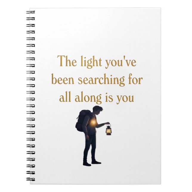 The light is you iPad Smart Cover Notizblock (Vorderseite)