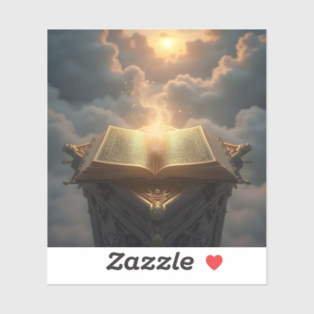 The Light Of Knowledge - Square Vinyl  Aufkleber (Blatt)