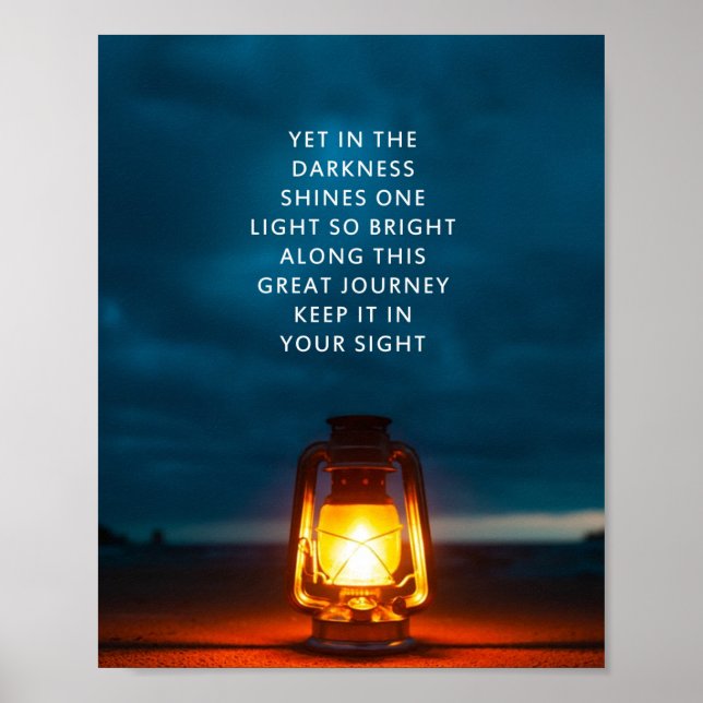 The Light - Short Poem Poster (Vorne)