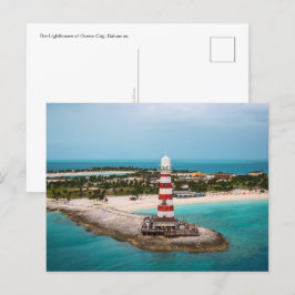The Lighthouse at Ocean Cay, Bahamas Postcard Postkarte