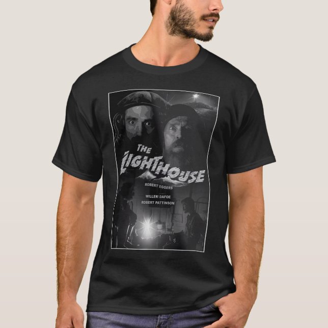 The Lighthouse Horror Poster Thomas Weckte Fu T-Shirt (Vorderseite)