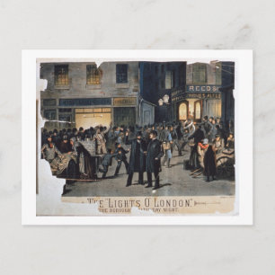 'The Lights O' London' (Farbe litho) Postkarte