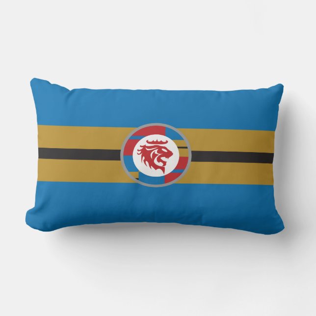 The Lion - Grade a Cotton Throw Kissen Lumbar (Vorderseite)
