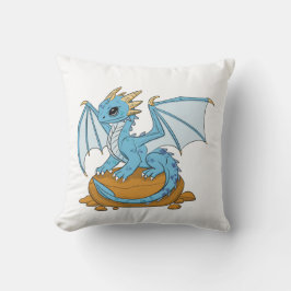 The Little Blue Dragon Kissen