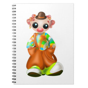 The Little Clown Notebook - Circus - Malerei Notizblock