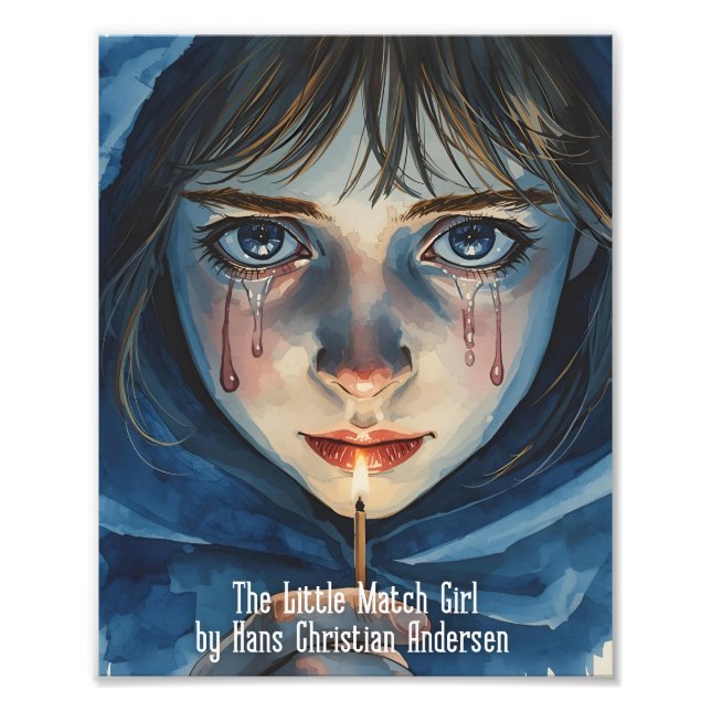 "The Little Match Girl" by Hans Christian Andersen Fotodruck (Vorne)