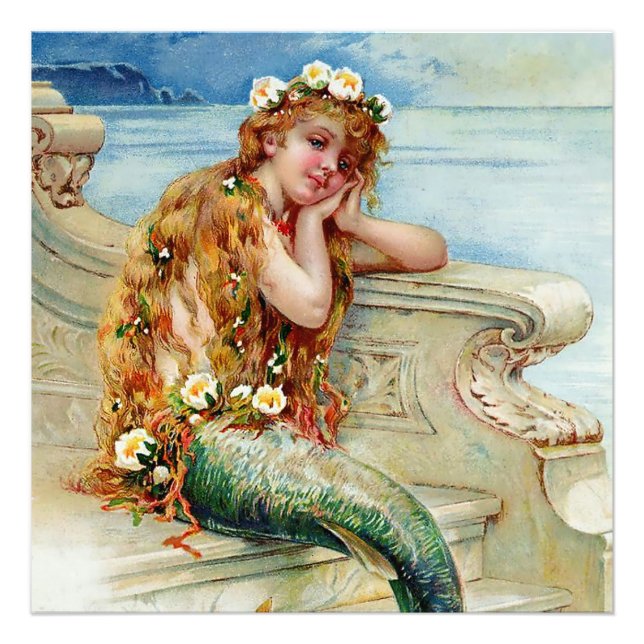 "The Little Mermaid" von E S Hardy Fotodruck (Vorne)