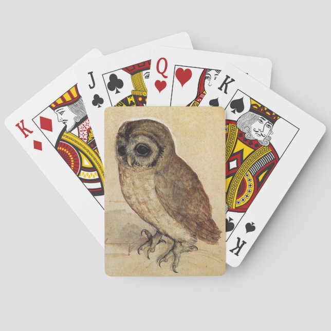 The Little Owl (von Albrecht Durer) Spielkarten (Rückseite)
