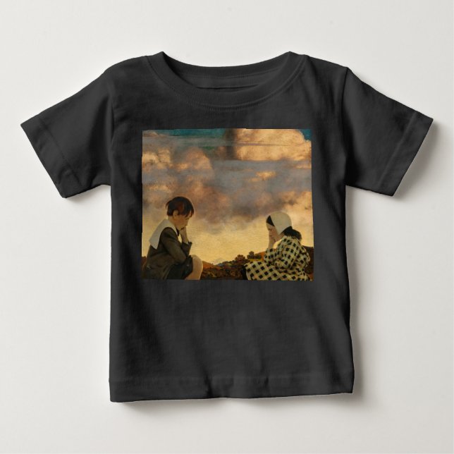 The Little Peach, 1904 von Maxfield Parrish Baby T-shirt (Vorderseite)