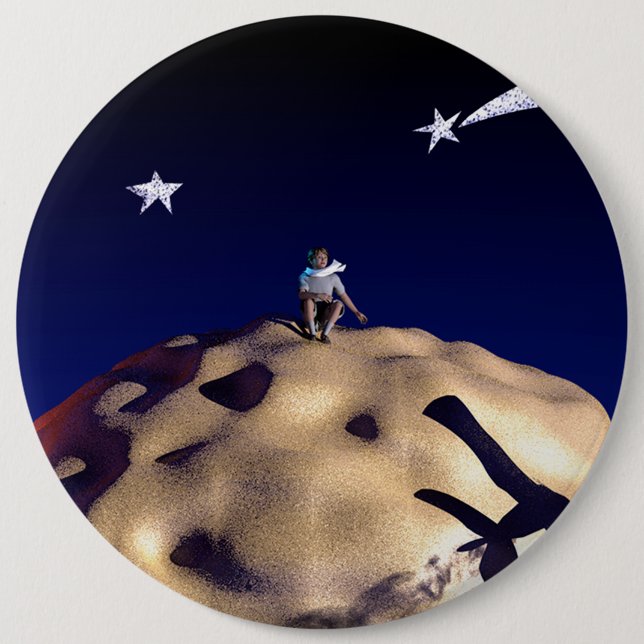 THE LITTLE PRINCE Digital Art Button (Vorderseite)