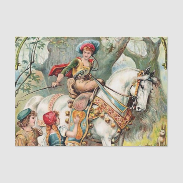 "The Little Robber Girl" von E S Hardy Seidenpapier (Vorderseite)