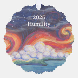 The Little Shot: Humility Paper Ornament Card