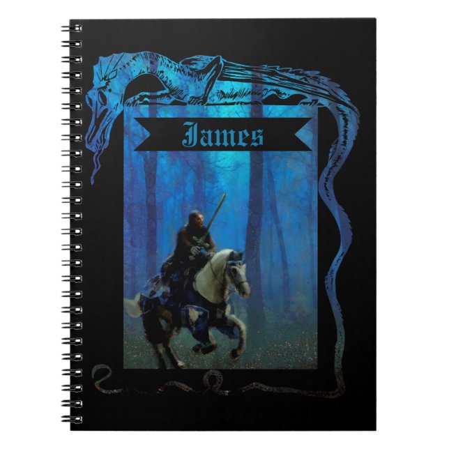 The Lone Knight: A Journey Through the Mist Notizblock (Vorderseite)