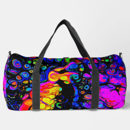 The Lonely Bird 4: Liquid Art Style Duffle Bag