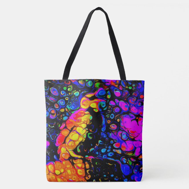 The Lonely Bird 4: Liquid Art Style Tasche (Vorderseite)