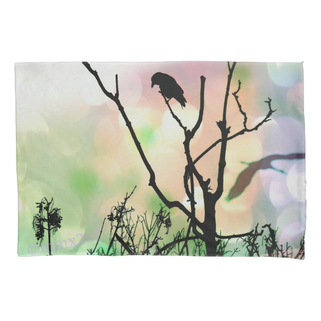 The Lonely Crow PillowCase Kissenbezug (Vorderseite)